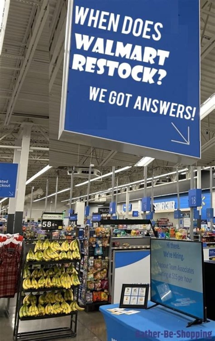 Does Walmart restock every night?