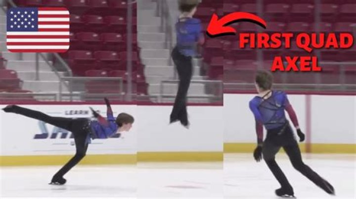 Has anyone landed a quad axel in practice?