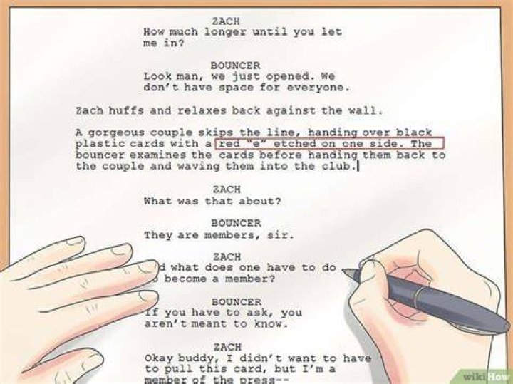 How a script is written?