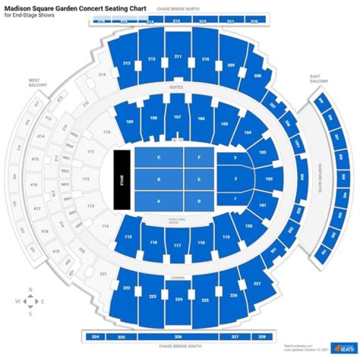 How are floor seats at Madison Square Garden?