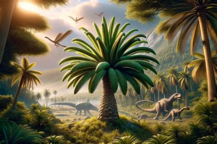How big were trees when the dinosaurs were around?