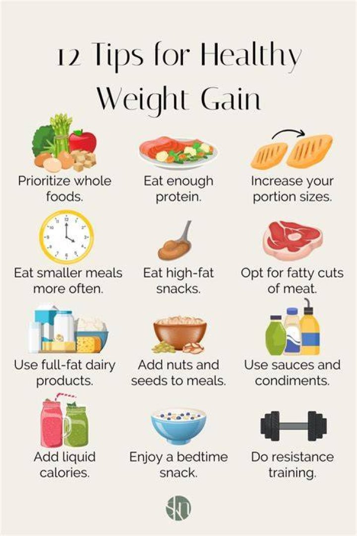 How can a teenager gain weight?
