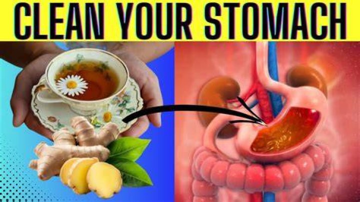 How can I clean my stomach in one day?