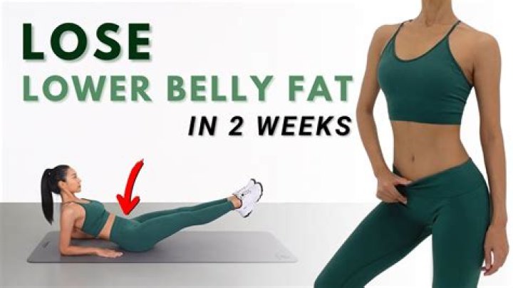 How can I lose my lower belly fat in 2 weeks?