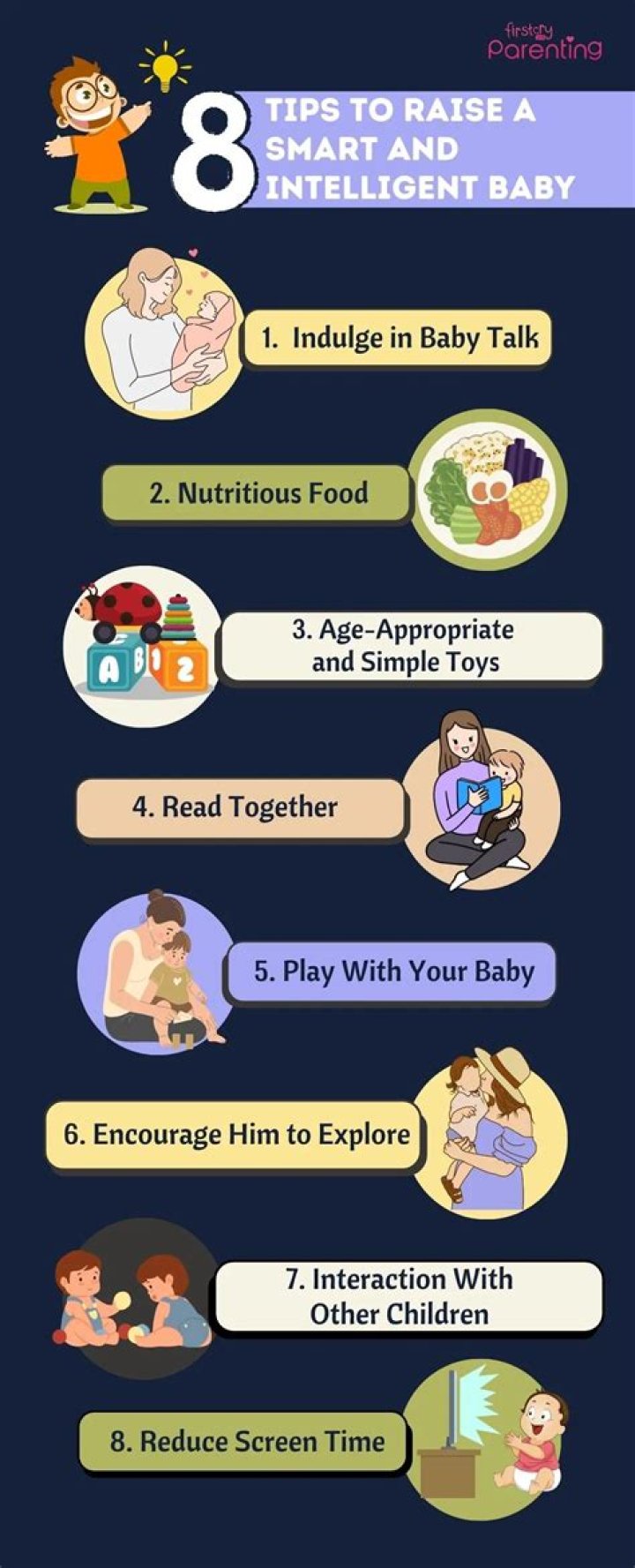 How can I make my baby smart and intelligent?