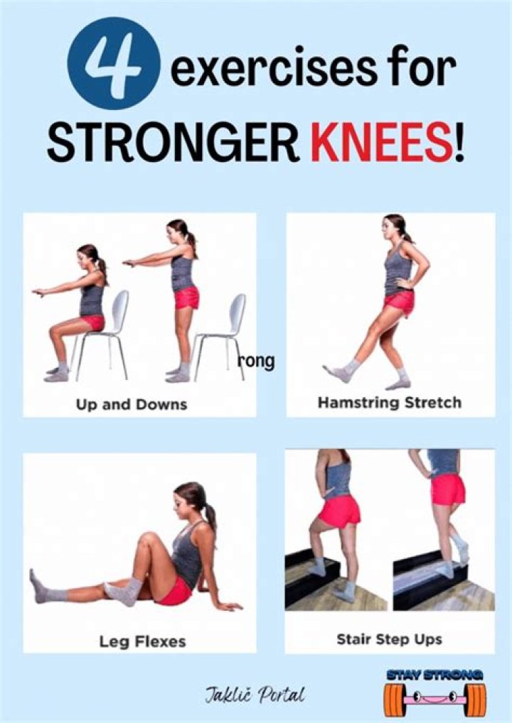 How can I make my knee stronger?