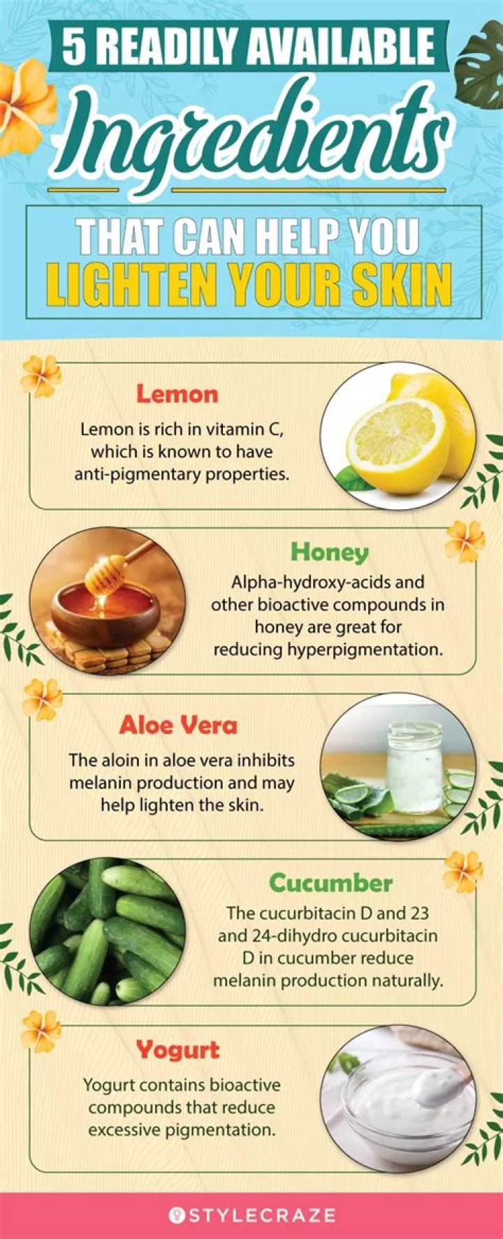 How can I naturally lighten my skin in a week?