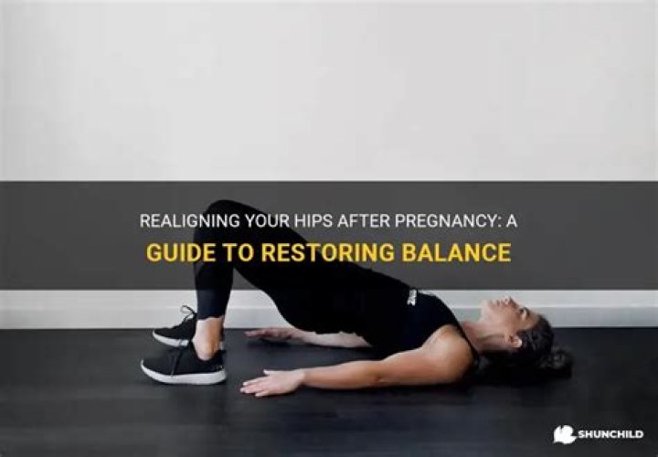 How can I realign my hips after pregnancy?