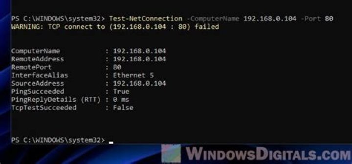How can I test my port connectivity?