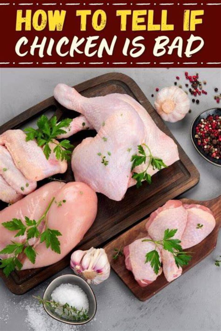 How can you tell if raw chicken went bad?
