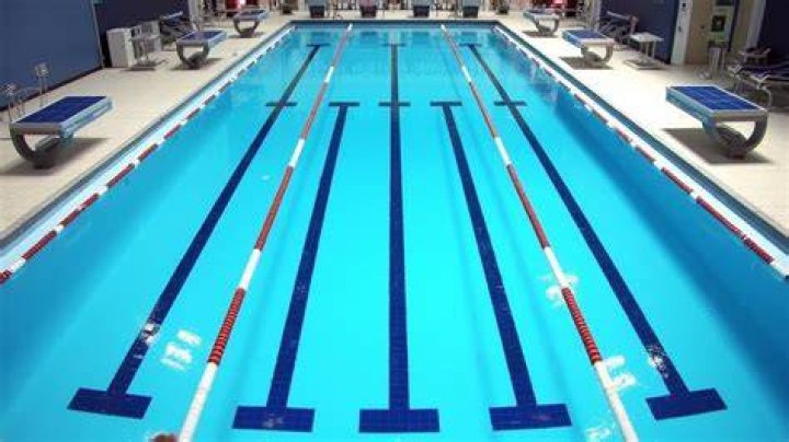 How deep is the pool for Olympic artistic swimming?