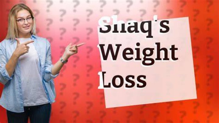 How did Shaq lose weight?