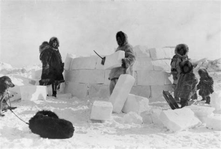 How did the Inuit build igloos?