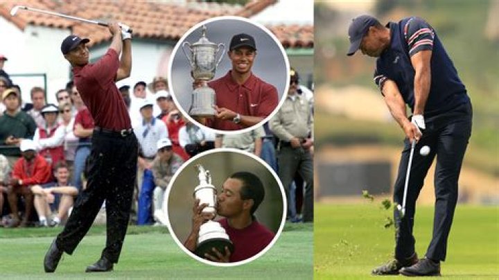 How did Tiger Woods tear his ACL in 2008?