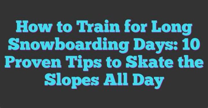 How do athletes train for snowboarding?