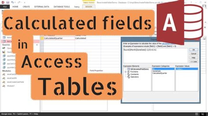 How do I add a calculated field to an Access table?