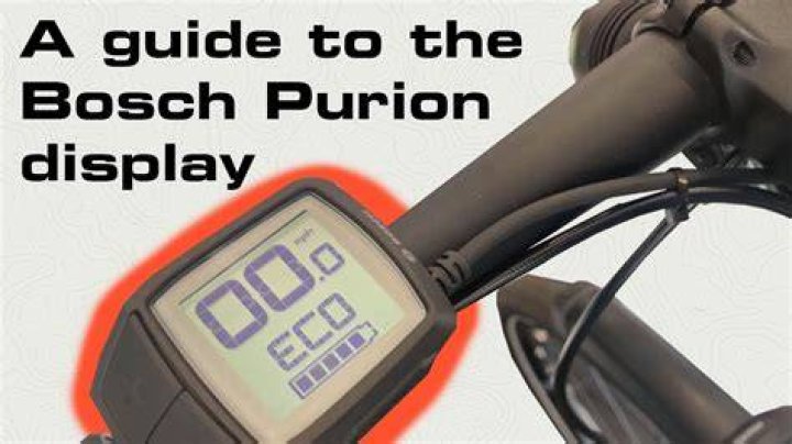 How do I change the display on my Bosch Purion?