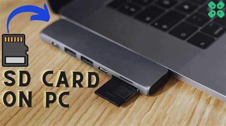How do I connect my SD card to my laptop without card reader?