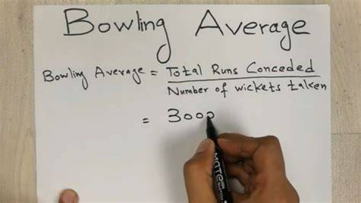 How do I find someone's bowling average?