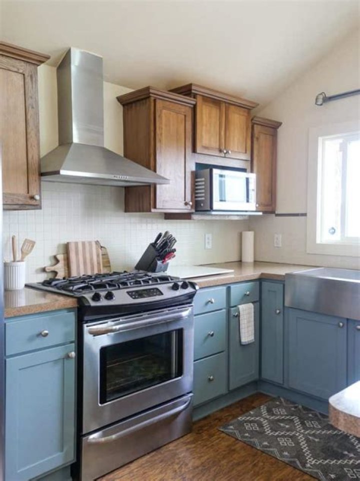 How do I get a smooth finish on kitchen cabinets?