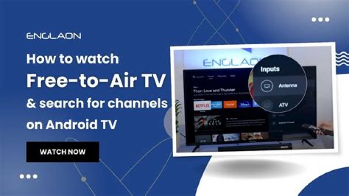 How do I get free to air channels on my smart TV?