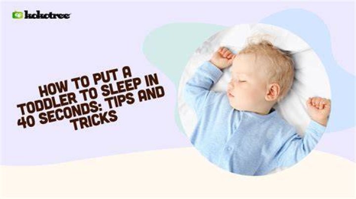 How do I get my baby to sleep in 40 seconds?