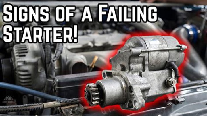 How do I know if my starter is bad?