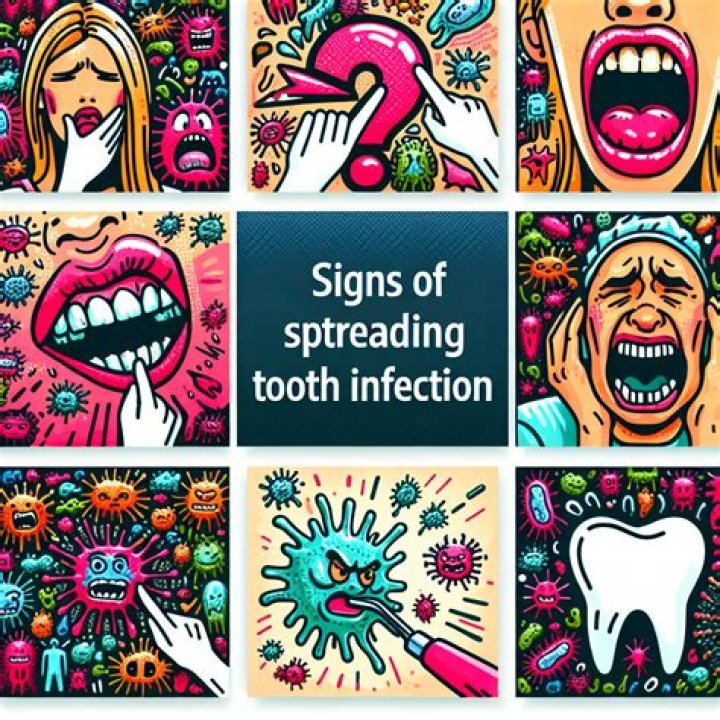 How do I know if my tooth infection is spreading?