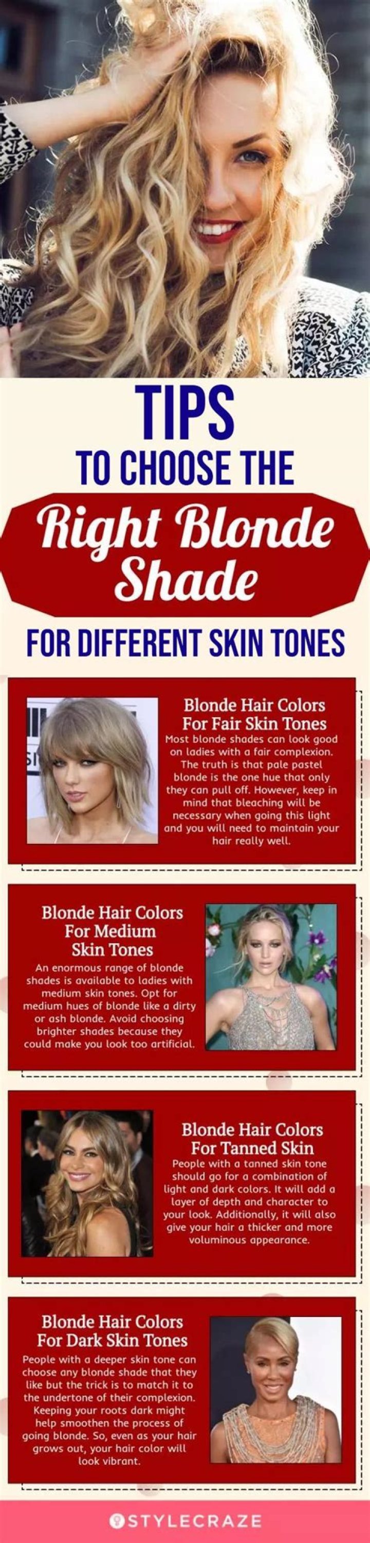 How do I know what shade of blonde to get?