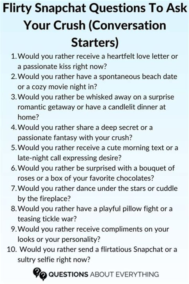 How do I make conversation interesting with my crush?