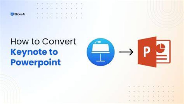 How do I open Keynote in PowerPoint?