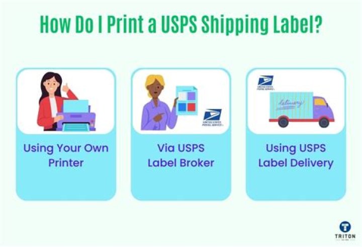 How do I print a shipping label at home?