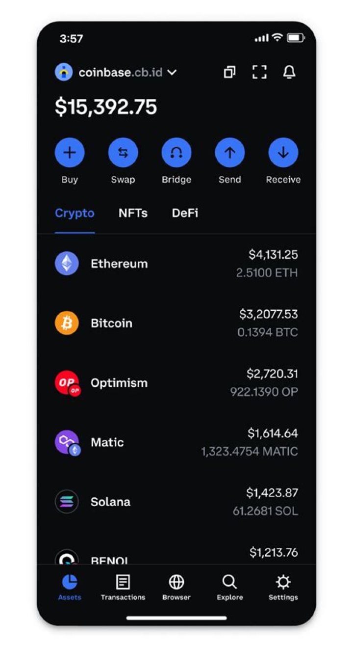 How do I put money in my Coinbase wallet?