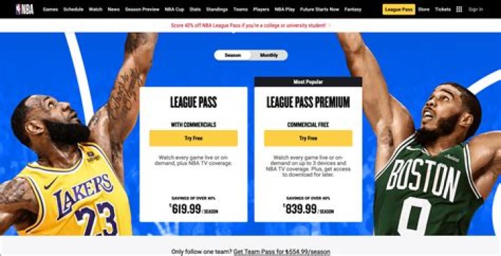 How do I remove a credit card from NBA League Pass?