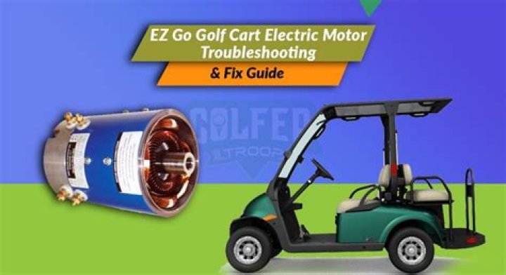 How do I reset my electric golf cart motor?
