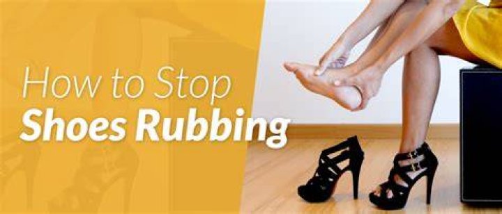 How do I stop my feet from rubbing my heels?
