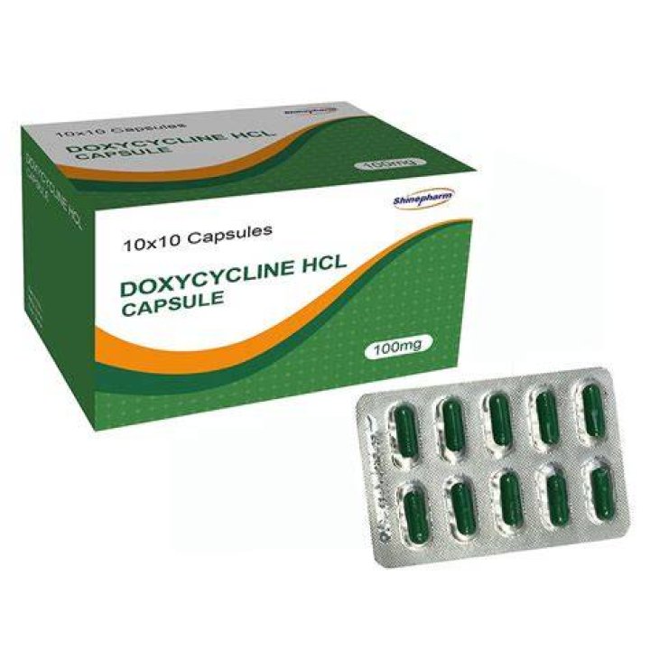 How do I take doxycycline 100mg twice a day?