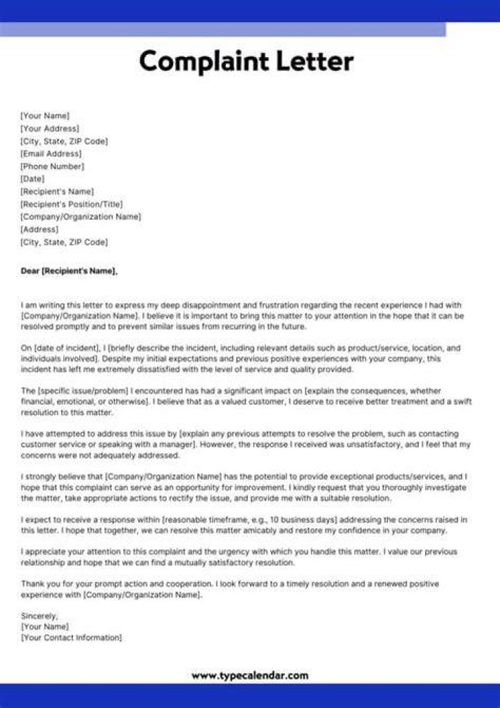 How do I write a good email complaint?