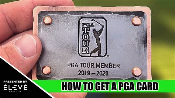 How do PGA players keep their scorecard?
