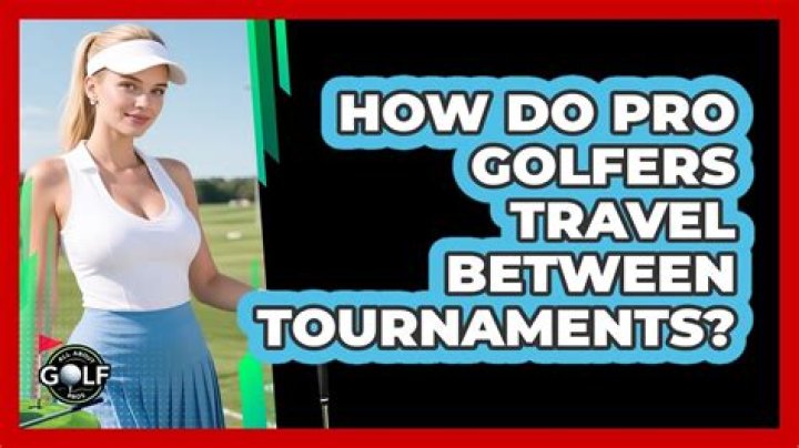 How do professional golfers travel?