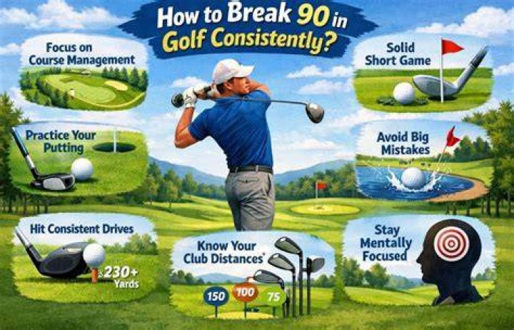 How do you break 90 on a golf course?