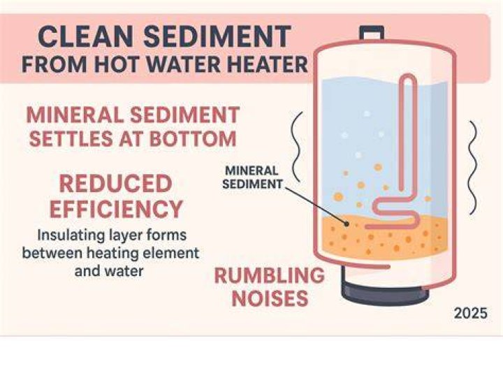How do you clean sediment out of a water heater?