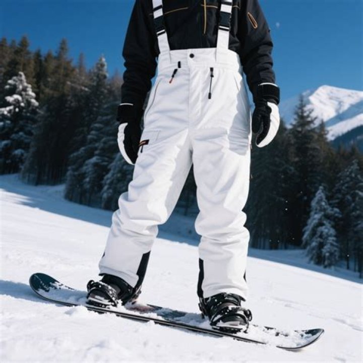 How do you clean white snow pants?