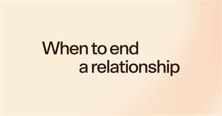 How do you end a relationship you dont want to end?