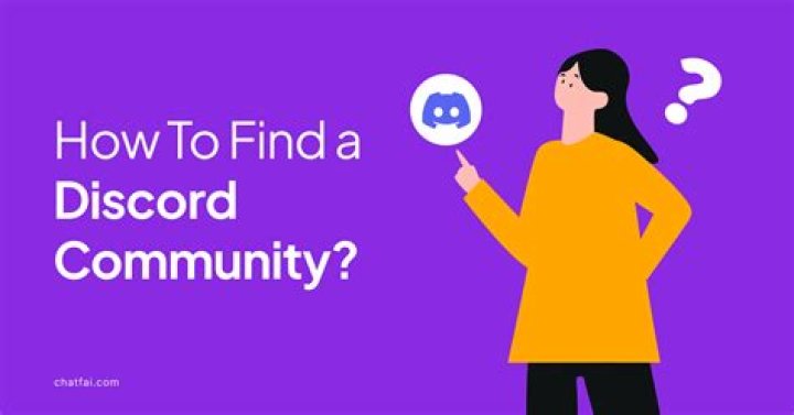 How do you find a community?