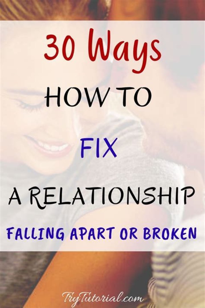 How do you fix a relationship after losing feelings?