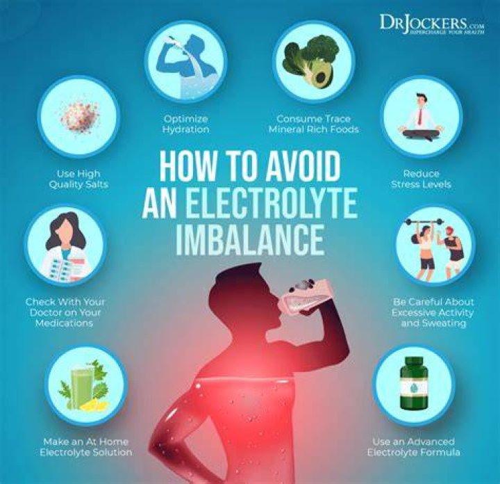 How do you fix electrolyte imbalance at home?