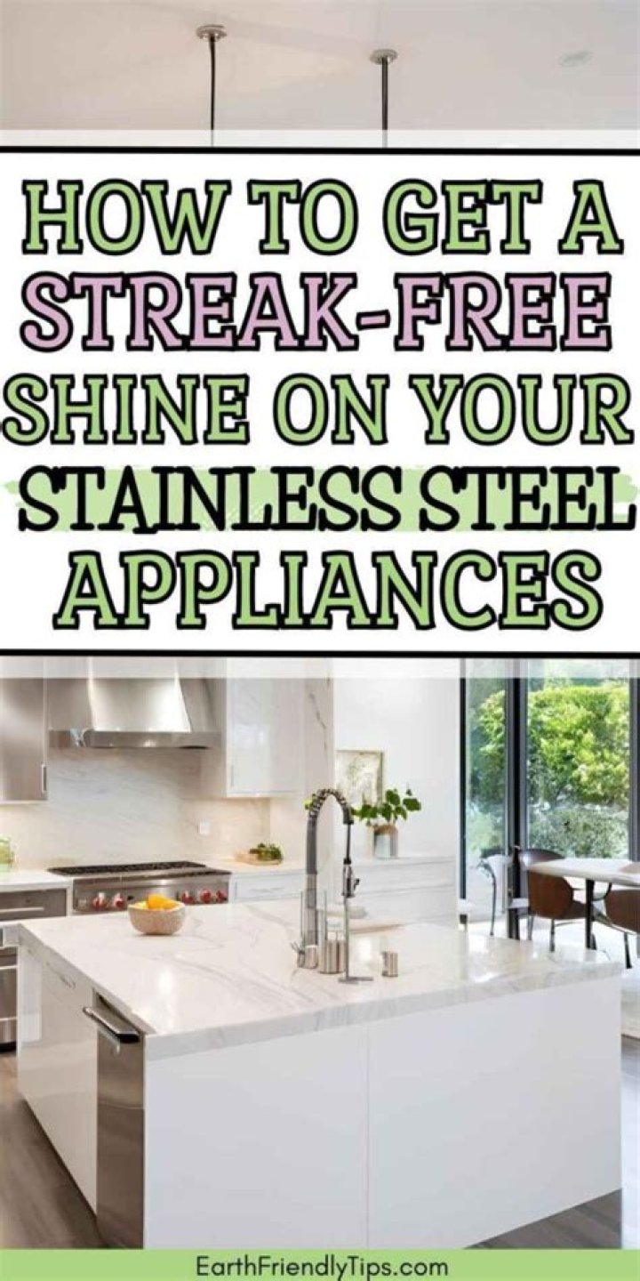 How do you get streak free stainless steel shine?