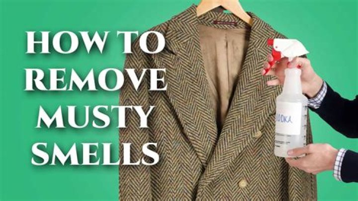 How do you get the musty smell out of mittens?