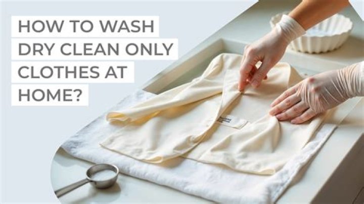 How do you get vomit out of dry clean only clothes?